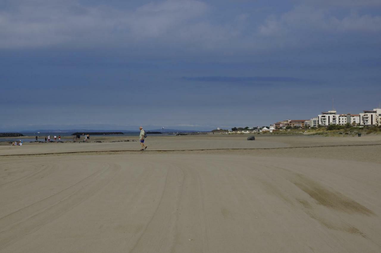 Résidence Aquaplage 45m2 front de mer plage Richelieu Agde Exterior foto